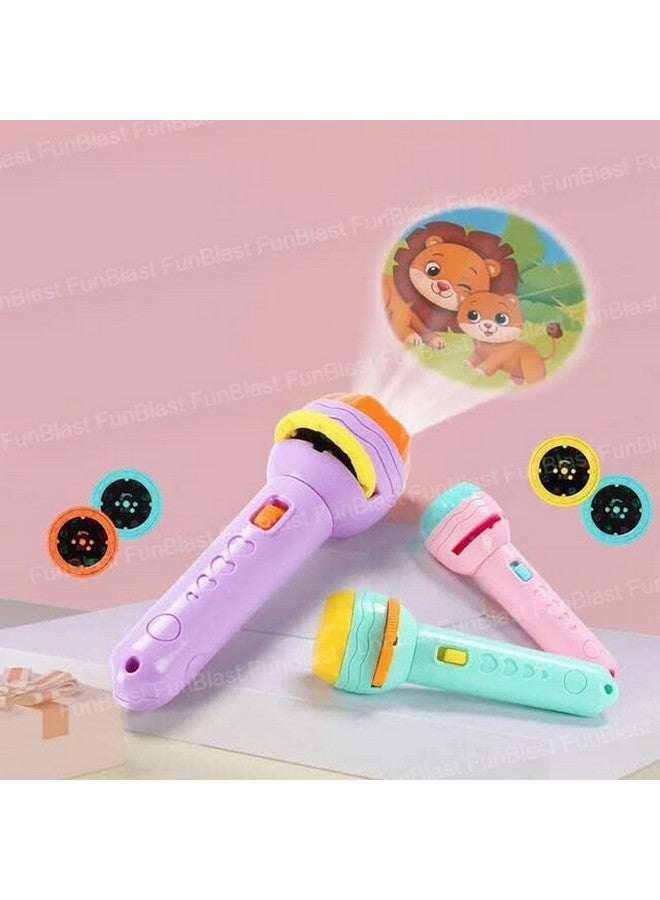 FunBlast FunBlast Projector for Kids - 3 Slides with 24 projections Flash Light Projector Toys for Kids, Projection Light for Kids, Slide Projector Torch for Kids, Birthday Gifts Toys for Kids  - Image 1