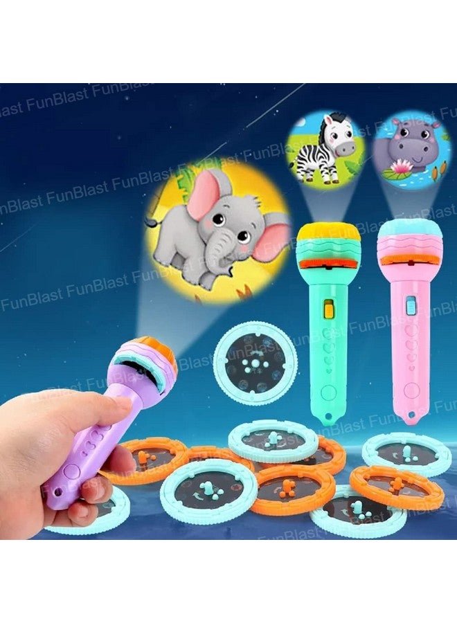 FunBlast FunBlast Projector for Kids - 3 Slides with 24 projections Flash Light Projector Toys for Kids, Projection Light for Kids, Slide Projector Torch for Kids, Birthday Gifts Toys for Kids  - Image 3