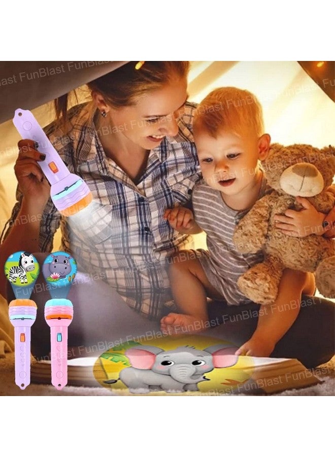 FunBlast FunBlast Projector for Kids - 3 Slides with 24 projections Flash Light Projector Toys for Kids, Projection Light for Kids, Slide Projector Torch for Kids, Birthday Gifts Toys for Kids  - Image 2