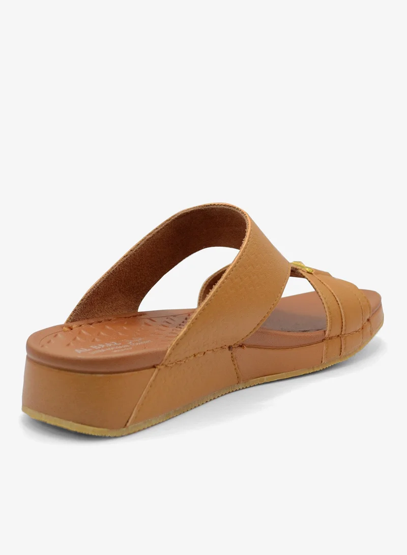 Al Baaz Tan Al Baaz Tan Arabic Sandals for Men - Traditional Leather Men Sandals for Men | Best Price UAE