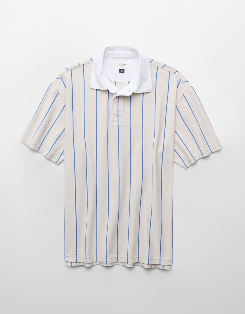 American Eagle AE Standard Fit Rugby Shirt - Image 4