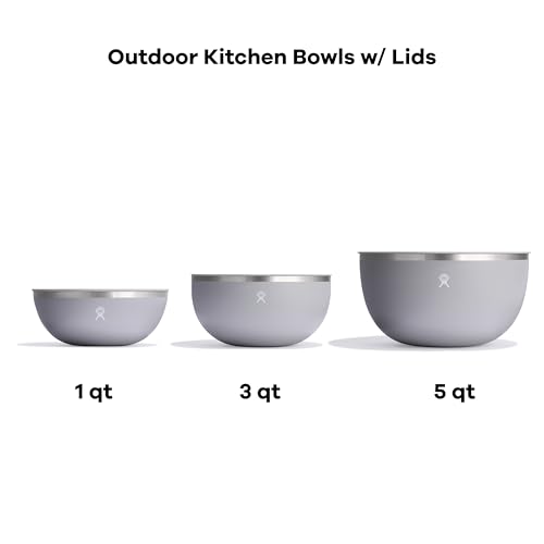 Hydro Flask Outdoor Insulated Serving Bowl – Stainless Steel Food Container with Lid – Camping Kitchen Essentials 3 Qt Black - Image 4