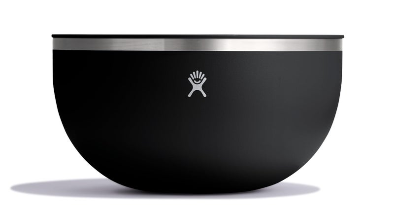 Hydro Flask Outdoor Insulated Serving Bowl – Stainless Steel Food Container with Lid – Camping Kitchen Essentials 3 Qt Black - Image 1