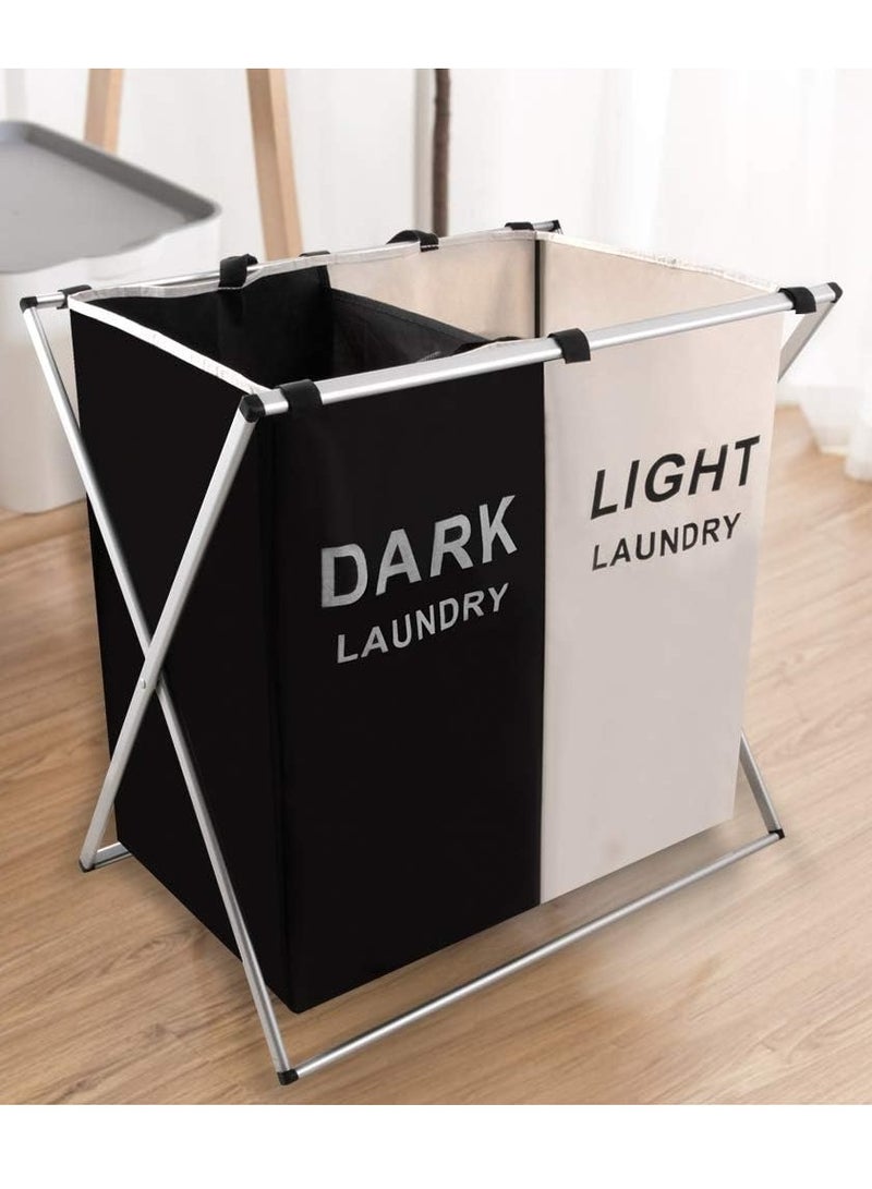 DubaiGallery 3-Grid Dirty Cloth Laundry Basket Storage - Image 3