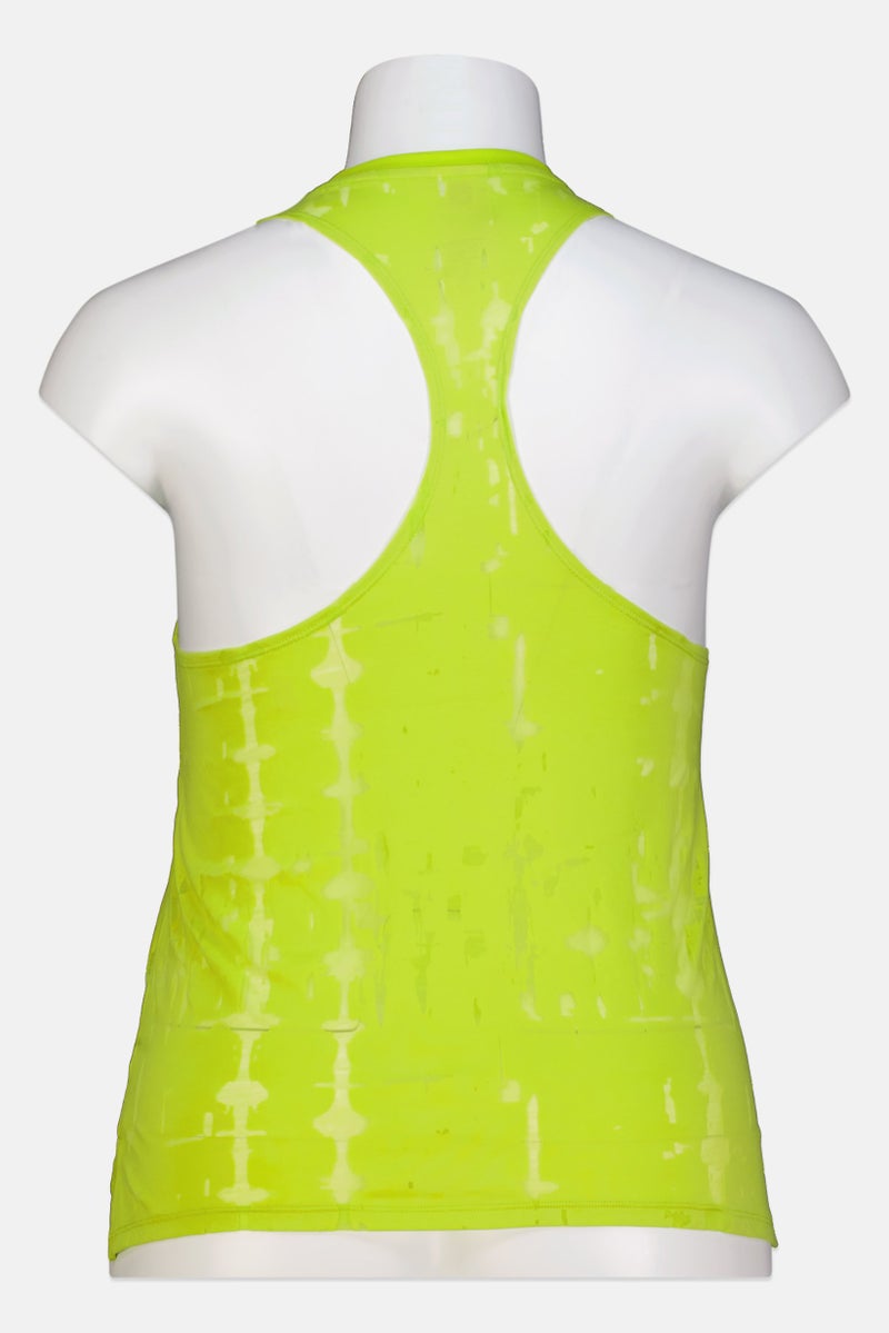 Reebok Women Plus Size Sleeveless Training Tank Top, Lime Green - Image 3