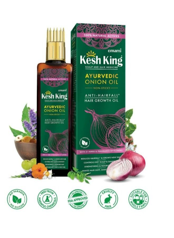 emami KESH KING Ayurvedic Onion Oil 100ml - Image 1