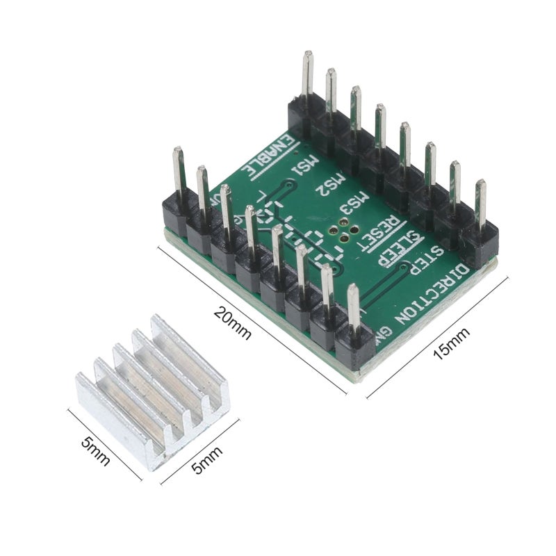 Stepper Motor Drive Module Green 5 Step Modes Step Motor Driver Plate - Automatic Current Attenuation Driving Board for 3D Printer Accessories - Image 5