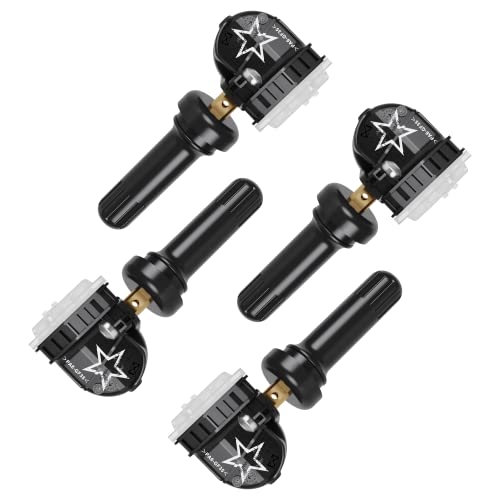 CDWTPS TPMS Sensor GM 4-Pack, 315MHZ Tire Pressure Monitor System for GM| GMC | Chevy | Buick | Cadillac Replace#13598771,13598772,13586335,13581558,20923680 - Image 1