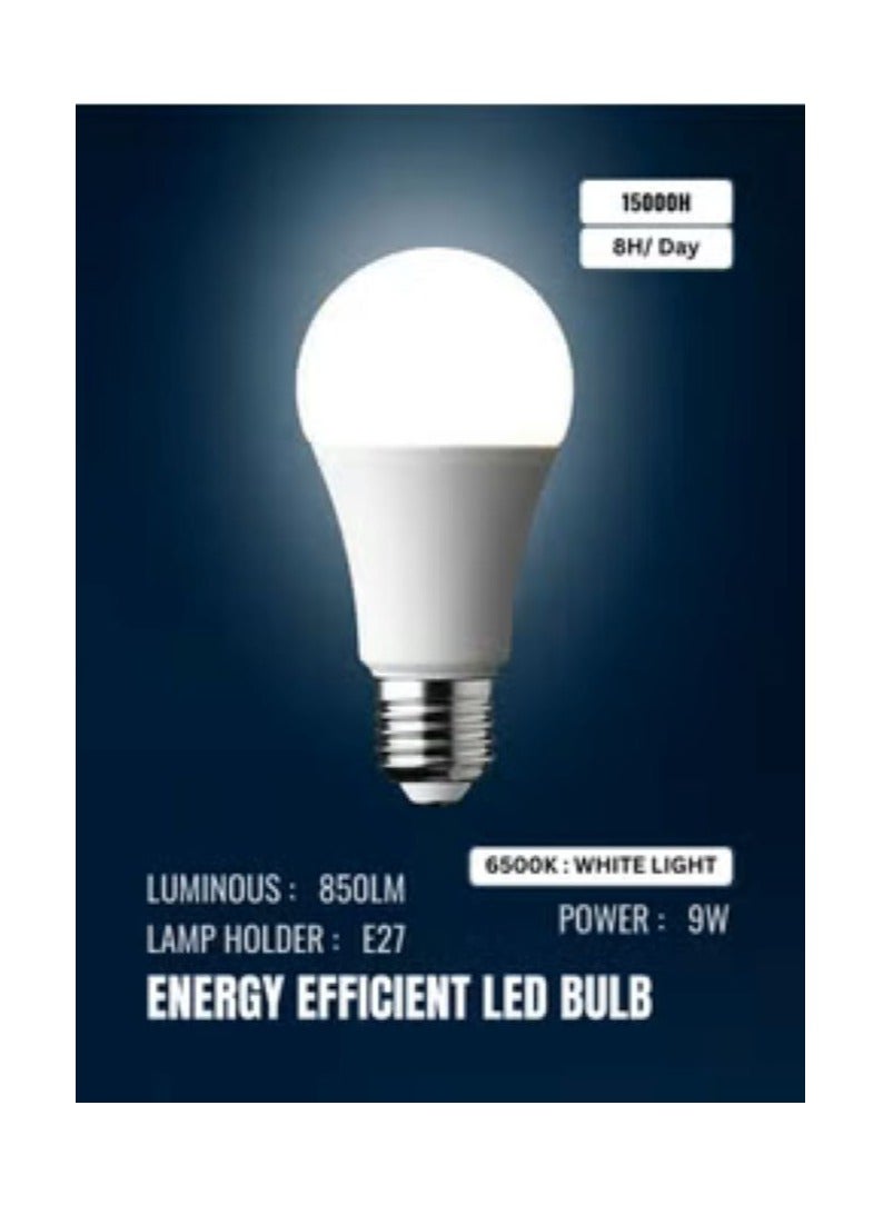 ماكس 10 قطع من مصابيح LED GLS غطاء حربة BC، مصابيح 9 واط 850LM، 6500 كيلو أبيض بارد، A60 E27 B22 موفرة للطاقة غير قابلة للتعتيم مصابيح أرضية لغرفة النوم ومصباح طاولة وثريا ومدخل سقف وما إلى ذلك. - Image 2