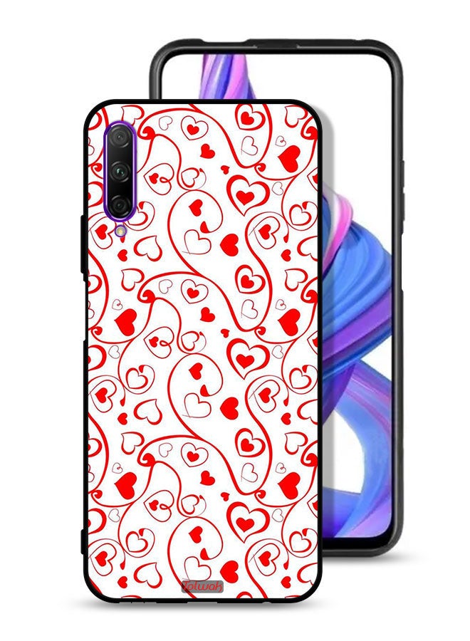 Tolwak Huawei Y9s Protective Case Cover Hearts Pattern - Image 1