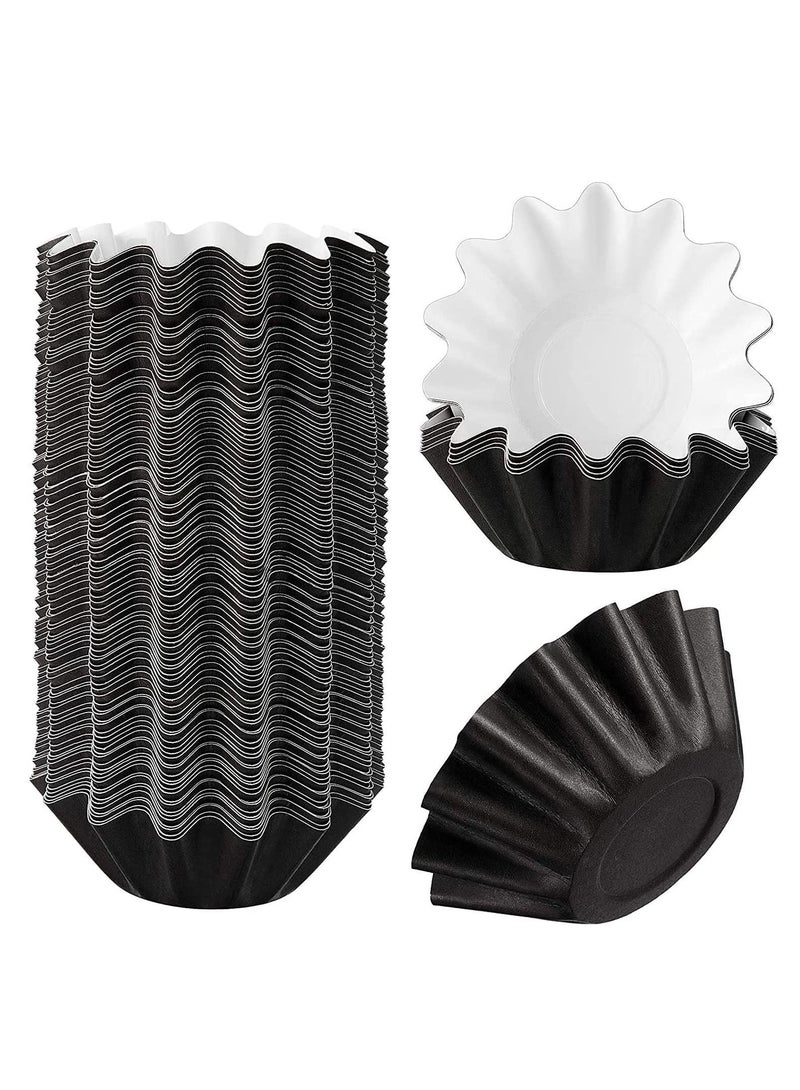 Wax Melt Warmer Liners, Reusable Candle Popper Leakproof Tray for Scented Electric, Burner(Black, 25) - Image 1