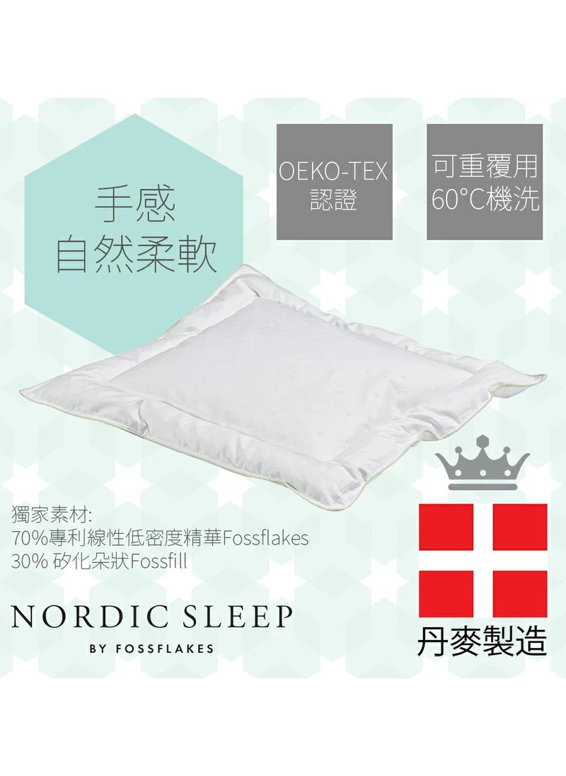 NORDIC SLEEP Fossflakes Baby Hypoallergenic fiber Pillow - 40 x 45 CM BA TC252  - Image 2