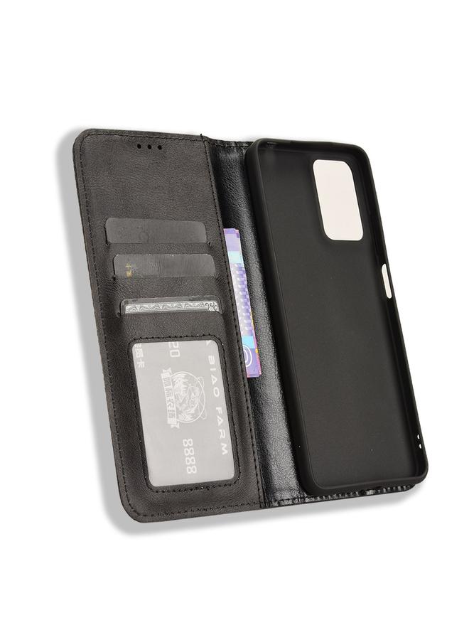 S-TOP Case For Motorola Moto G04 / G24 Magnetic Buckle Retro Texture Leather Phone Case - Image 4