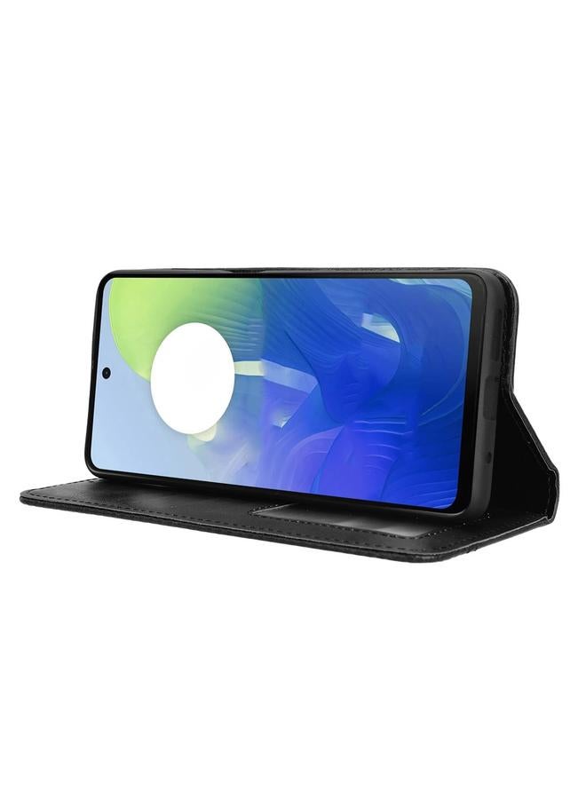 S-TOP Case For Motorola Moto G04 / G24 Magnetic Buckle Retro Texture Leather Phone Case - Image 5