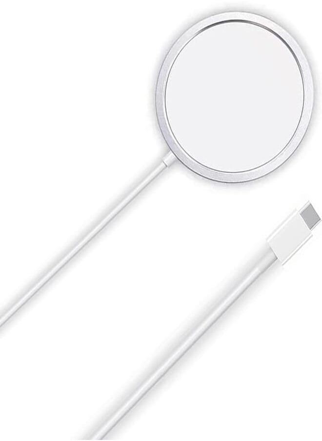 Duracell - Apple MagSafe Charger 【Apple MFi Certified】Induction iPhone Charger, 15 W Magnetic Wireless Fast Charger Compatible with iPhone 14/14 Plus/14 Pro/14 Pro Max/13/12/11/X/XS/SE/XR/AirPods Pro 2 - Image 1