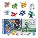 SUPER WINGS ألعاب التحويل سوبر وينغز 15 حزمة طائرات روبوت مصغرة 2 بوصة مع عجلات متحركة حقيقية للأطفال من 3 إلى 8 سنوات لوازم حفلات عيد الميلاد - Image 2