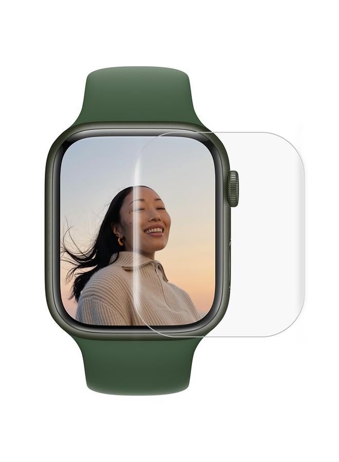 erorex Uv Liquid Curved Full Glue Full Screen Tempered Glass Film For Apple Watch Series 8 / 7 41Mm - Image 1