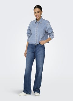 ONLY ONLy  L/S RHINEST DNM SHIRT  - Image 5