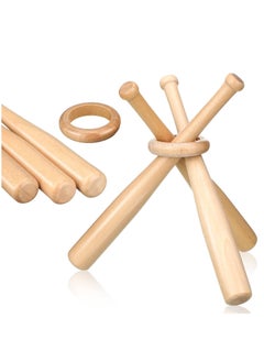 Excefore Baseball Stand, Baseball Holders for Balls Display Wooden Baseball Bat Display Stand Holder Display Baseball Centerpieces for Tables for Kids and Sports Lover  - Image 3