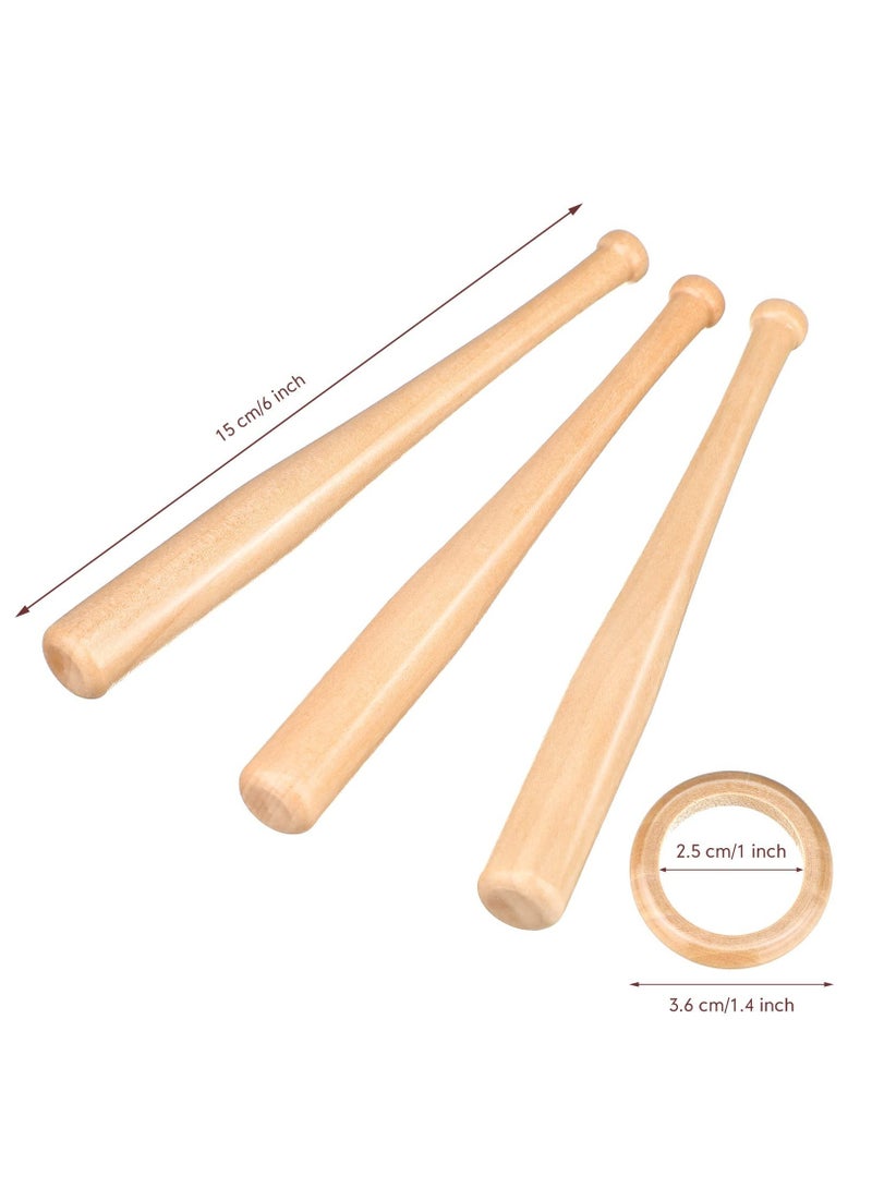 Excefore Baseball Stand, Baseball Holders for Balls Display Wooden Baseball Bat Display Stand Holder Display Baseball Centerpieces for Tables for Kids and Sports Lover - Image 4