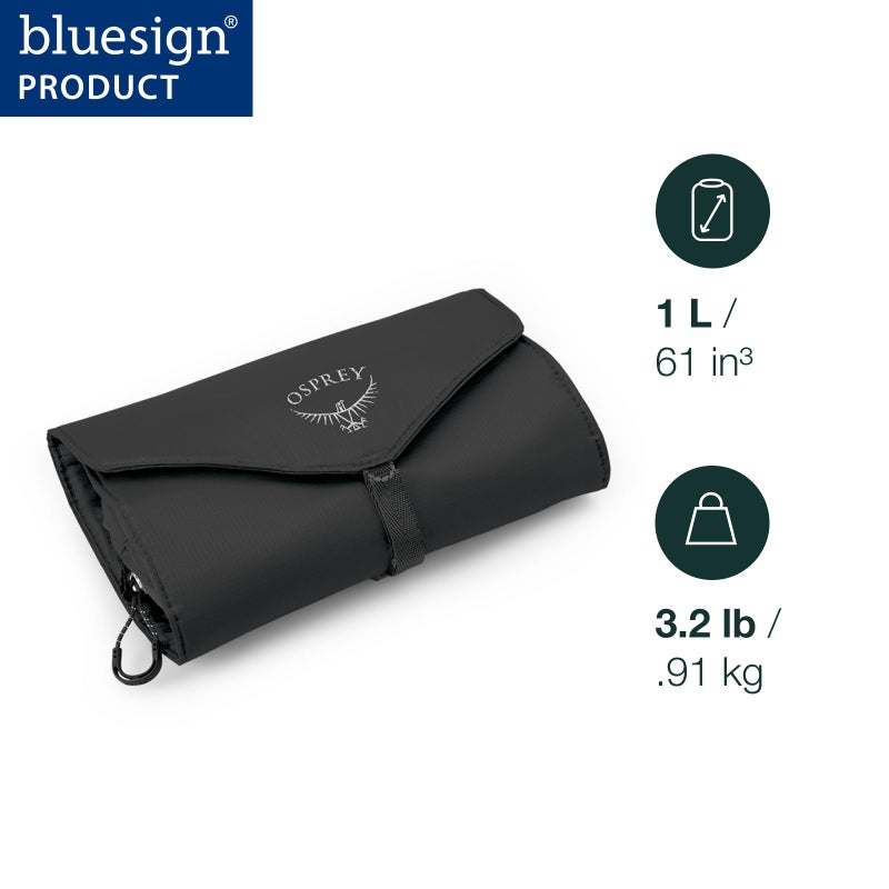Osprey Ultralight Roll Packing Organizer, Black - Image 2