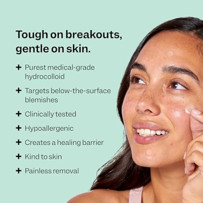 Peach Slices - Deep Blemish Microdarts (9 ct) - Early Stage Pimple Patches for Face - Salicylic Acid, Niacinamide, Hyaluronic Acid, Tea Tree Oil & Cica - Vegan, Cruelty Free, Korean Skin Care & Beauty - Image 3