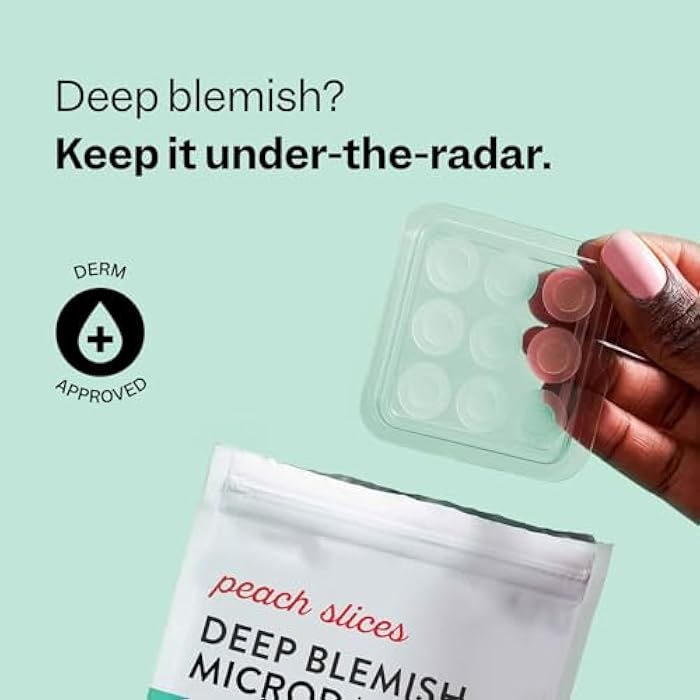 Peach Slices - Deep Blemish Microdarts (9 ct) - Early Stage Pimple Patches for Face - Salicylic Acid, Niacinamide, Hyaluronic Acid, Tea Tree Oil & Cica - Vegan, Cruelty Free, Korean Skin Care & Beauty - Image 2