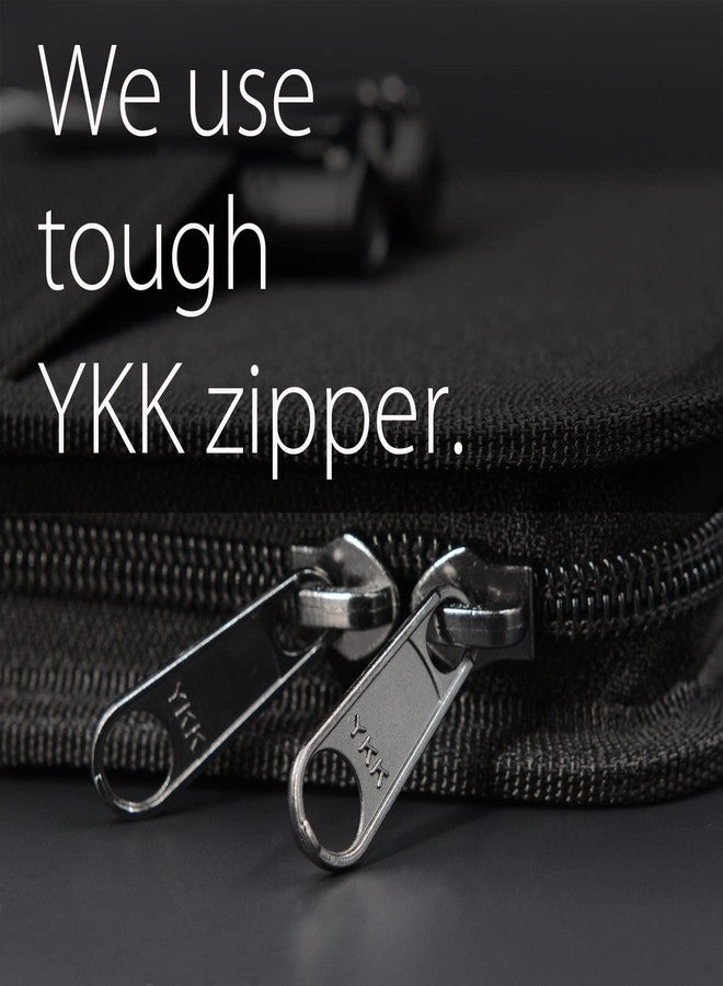diodrio A5 Zipper Journal Notebook Cover with YKK Zipper for 5.5 x 8.25 Moleskine Cahier A5 LEUCHTTURM Planners Sketchbook, Pen Loop, Water Resistant, Refillable, Cover Pockets, Black - Image 5
