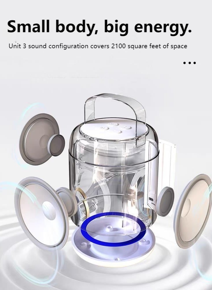 Hot-Selling Bluetooth Speaker with Portable Mini Karaoke Microphone – Kids Singing Machine, Home Use Mini KTV - Image 3