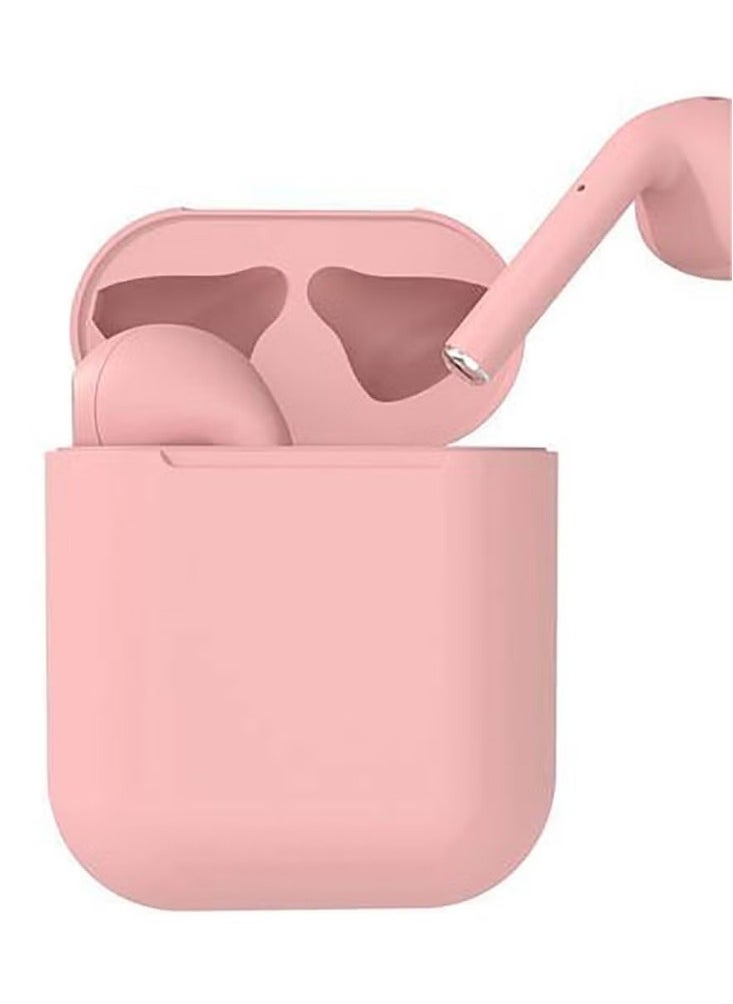 Generic - Inpods 12 Bluetooth Wireless Earbuds and charging case Pink - Image 1