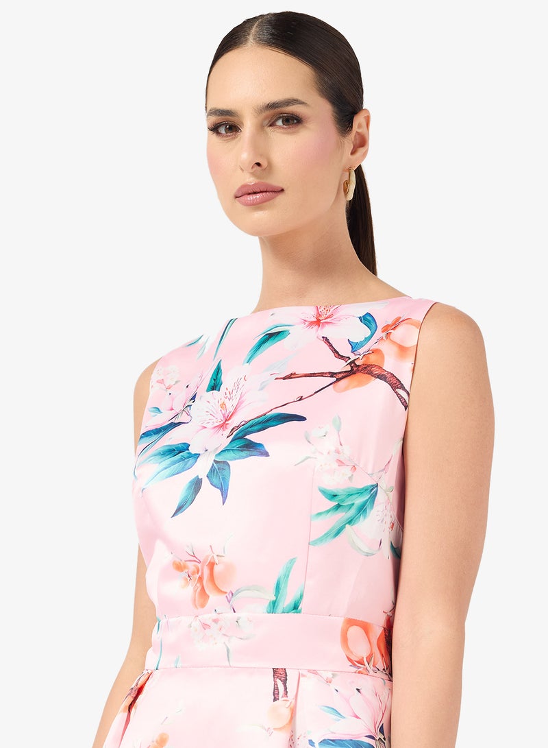 ايلا فستان بطبعة زهور - Image 3