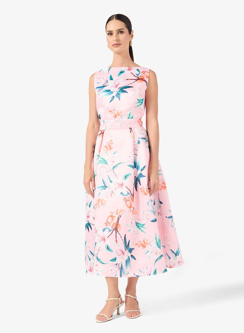 ايلا فستان بطبعة زهور - Image 4