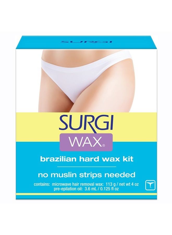 طقم الشمع البرازيلي SURGI-WAX 4 أونصات