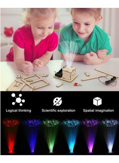 عربست 4 في 1 مجموعات STEM للأطفال من سن 4-10، مشاريع علمية وتعليمية، ألغاز ثلاثية الأبعاد، ألعاب بناء تعليمية للأعمار من 4-13، هدايا عيد ميلاد للأطفال الأولاد والبنات من 6 إلى 13 عامًا  - Image 3