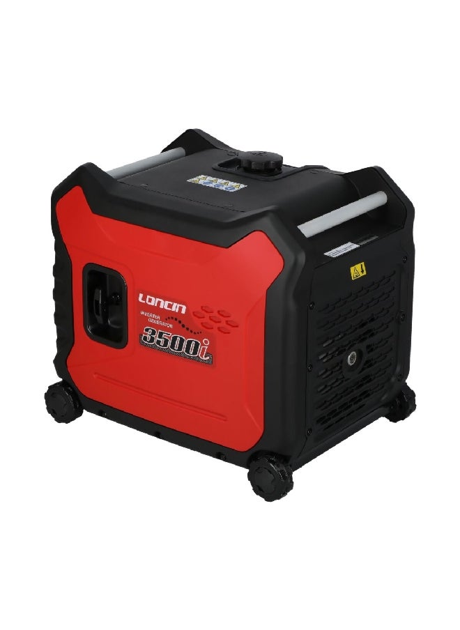 loncin - 3500I Recoil and Electric Dual Fuel Inverter Generator Black and Red 10 L - Image 1