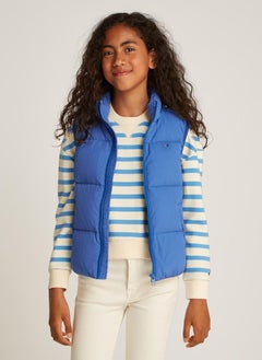 TOMMY HILFIGER Youth Down Denim Look Vest Jacket  - Image 1