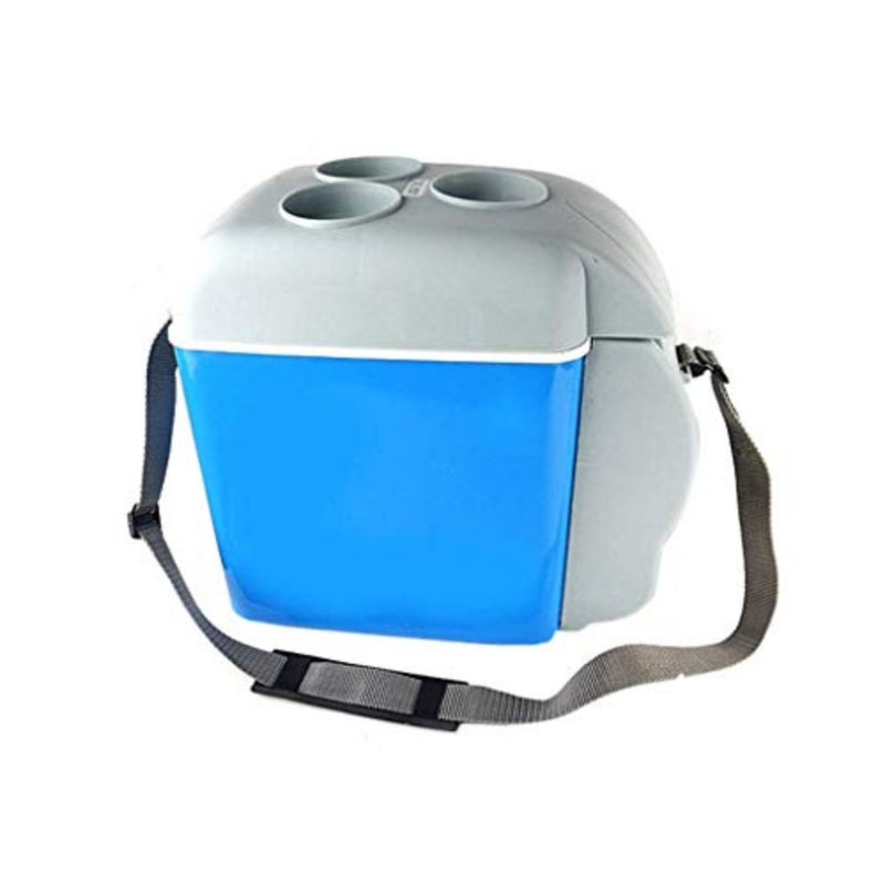 7.5L Fridge Car Cooler Box Heater car use Mini Portable Dual-core Refrigeration DC 12V Blue - Image 5
