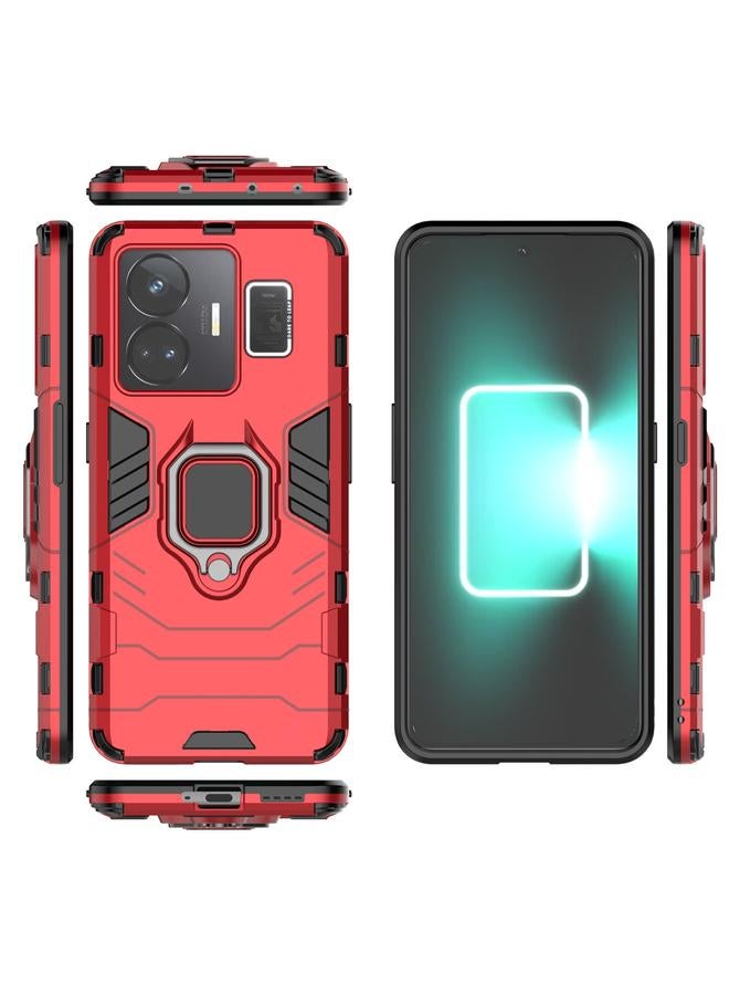 S-TOP Case For Realme GT Neo 5 / GT3 Magnetic Ring Holder PC + TPU Phone Case - Image 3