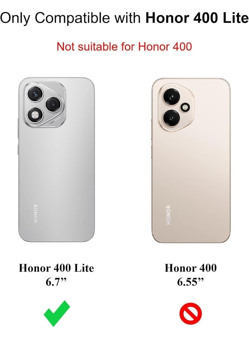 Muzz Honor 400 Lite Back Cover | Matte Soft Silicon Flexible | Camera Bump Protection | All Side Shock Proof Rubberised Back Case Cover for Honor 400 Lite Black - Image 2