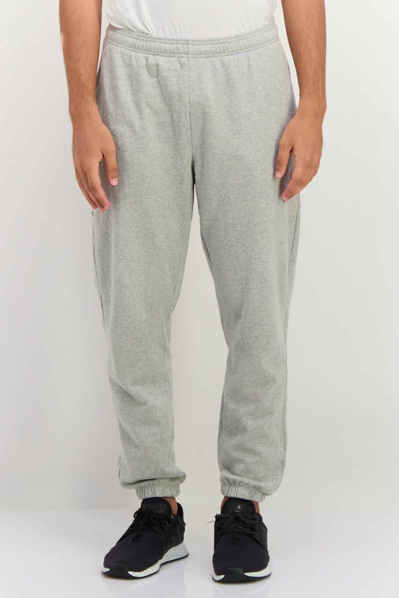 GAP Men Regular Fit Solid Sweatpants, Grey - Image 1
