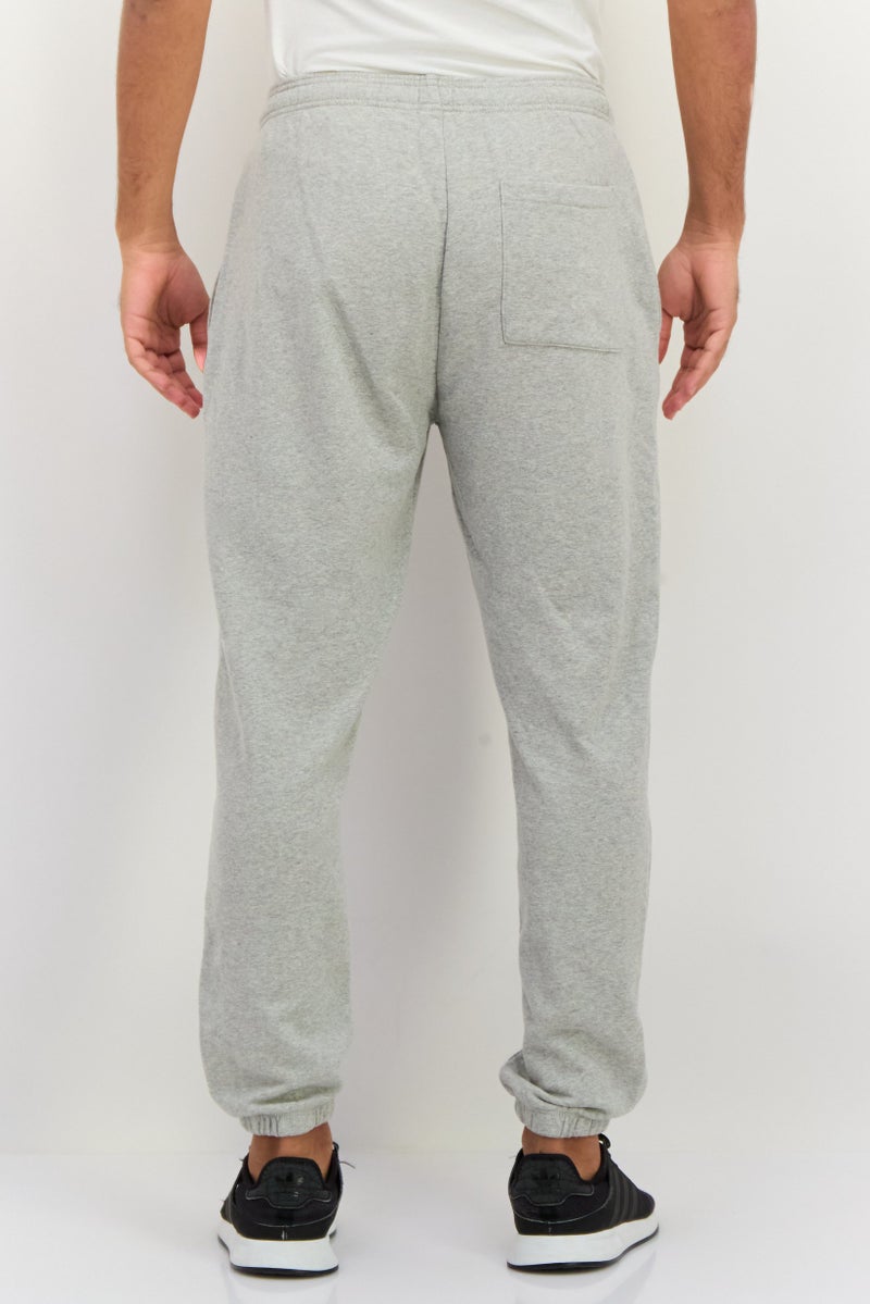 GAP Men Regular Fit Solid Sweatpants, Grey - Image 3