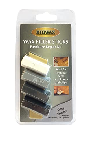 Briwax Filler Sticks Grey – Quick Wood Repair for Scratches, Cracks & Nail Holes | Assorted Shades - Image 3