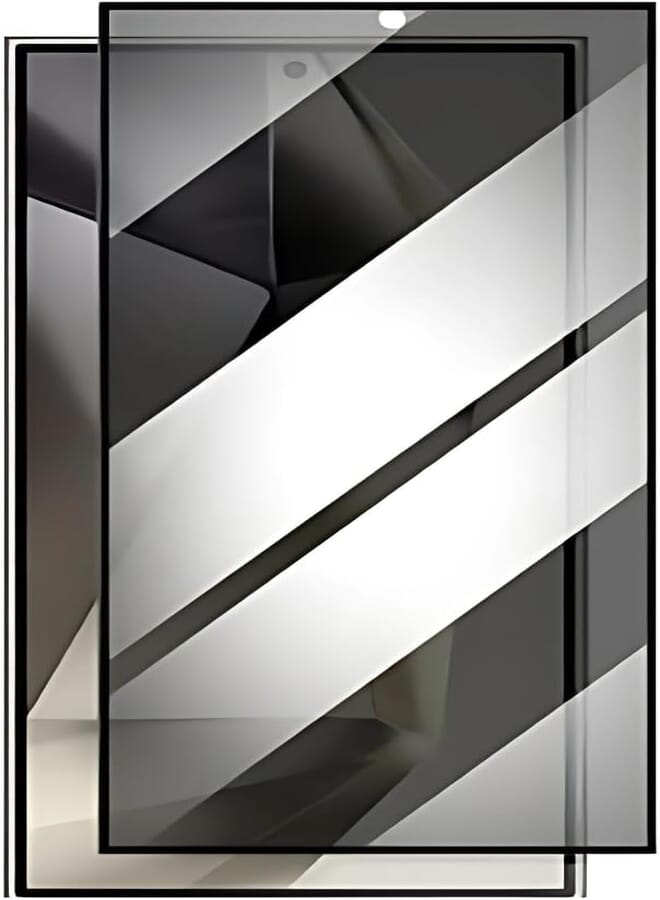 Next Next Store 0.33mm Edge to Edge Full Screen Protector Privacy 3D Black Frame for Phone Screen Tempered Glass Compatible with Samsung Galaxy S25 Ultra