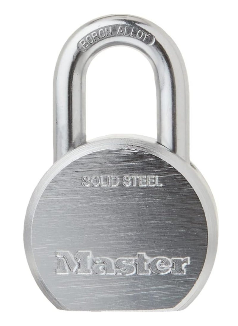Master Lock Master Lock Padlock, Solid Steel Lock, 2-1/2 in. Wide, 930DPF  - Image 1