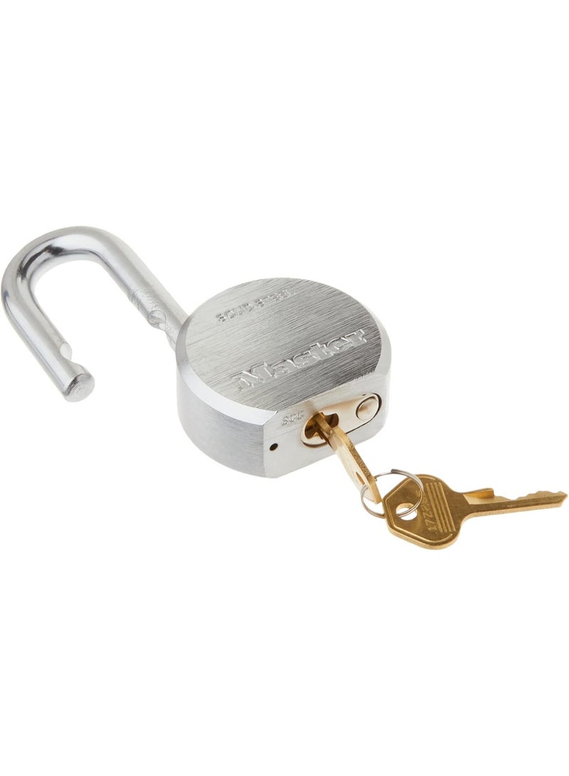Master Lock Padlock, Solid Steel Lock, 2-1/2 in. Wide, 930DPF - Image 4