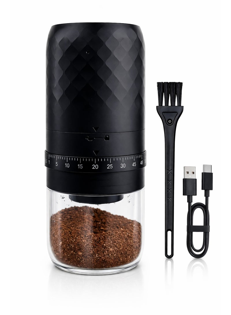 Portable Coffee Grinder with 40 Adjustable Settings – 1800mAh Rechargeable Coffee Bean Grinder, Conical Ceramic Burr, 35g Capacity, Compact Electric Grinder for Espresso, Travel, Camping & Office - Image 1