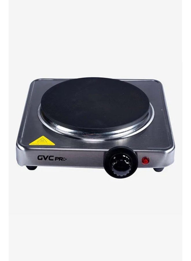 جي في سي برو طبق تسخين كهربائي 1500 واط 1500 W GVCHP-100S أسود/ فضي - Image 1