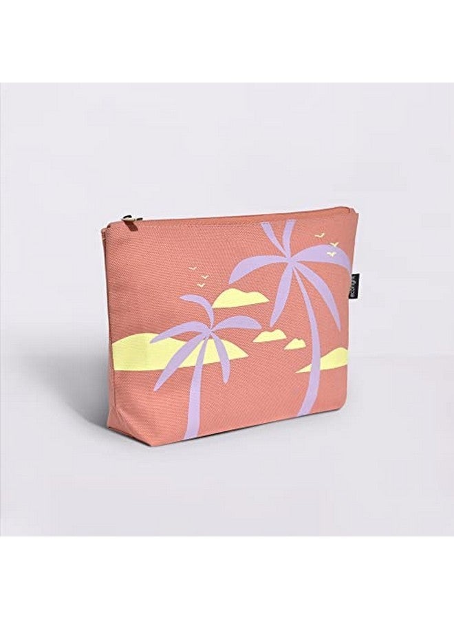 EcoRight Eco Right Canvas Compact Makeup Pouch For Girls, Cosmetic Pouch For Women, Small Pouches With Waterproof Recycled Lining (Pack Of 2), Multicolor - Image 5