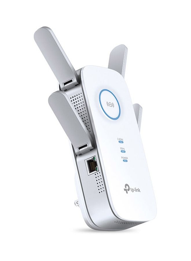 تي بي لينك مجدد - موسع نطاق واي فاي AC2600 مقاس 6.4x3.4x1.6 بوصة أبيض/أزرق/رمادي - Image 3