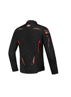 ixon IXON Caliber Ms Textile Jacket Black/White/Red 100101174-1027-L-ASP  - Image 1